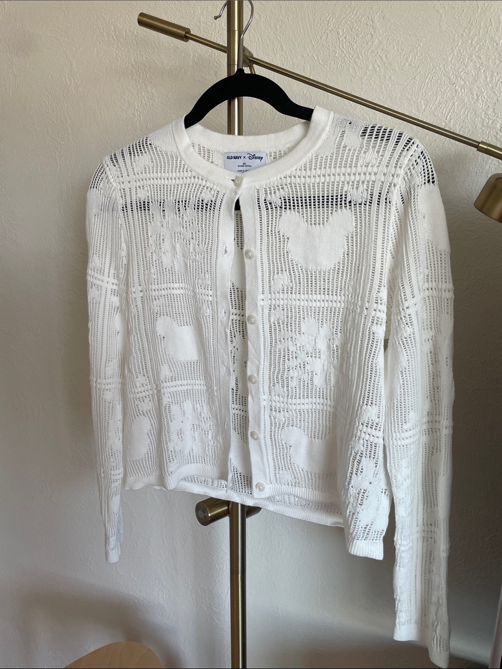 Old Navy x Disney Mickey Mouse Seaside Cotton Cardigan Sweater for Women